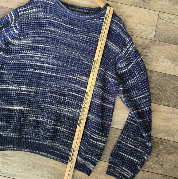 Primark Navy and Cream Knit Men's Large Sweater - Picture 4 of 9